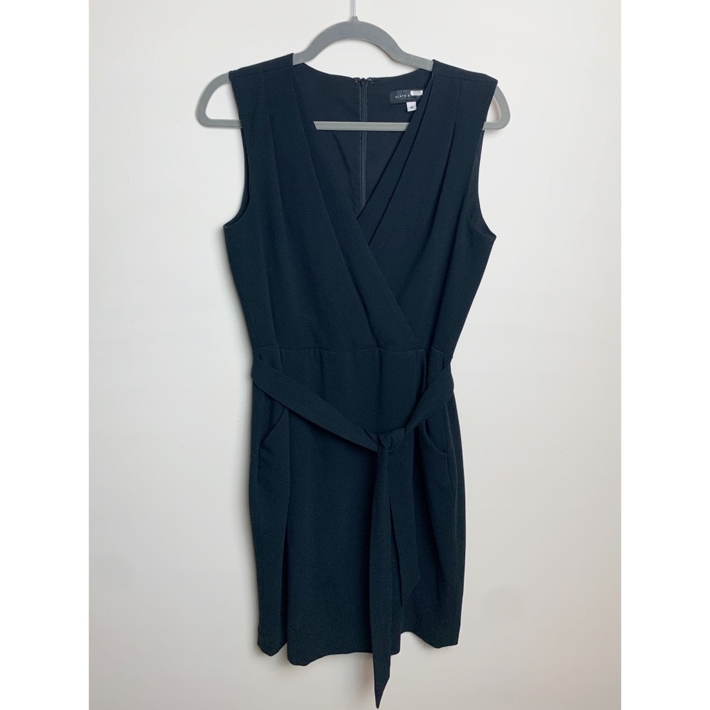 SLATE & WILLOW | Black Wrap Style Dress